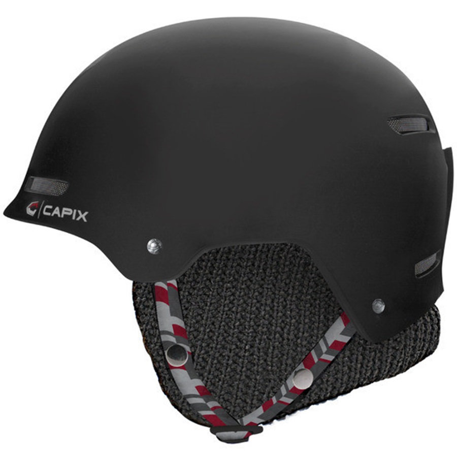 Capix Destroyer Snowboard/Ski Helmet, L/XL, Matte Black